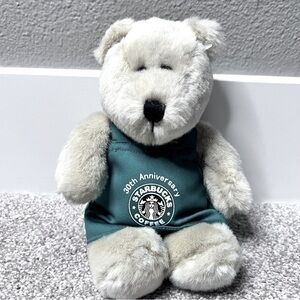 💙Starbucks 2001 30th Anniversary collector Bearista Bear with Apron